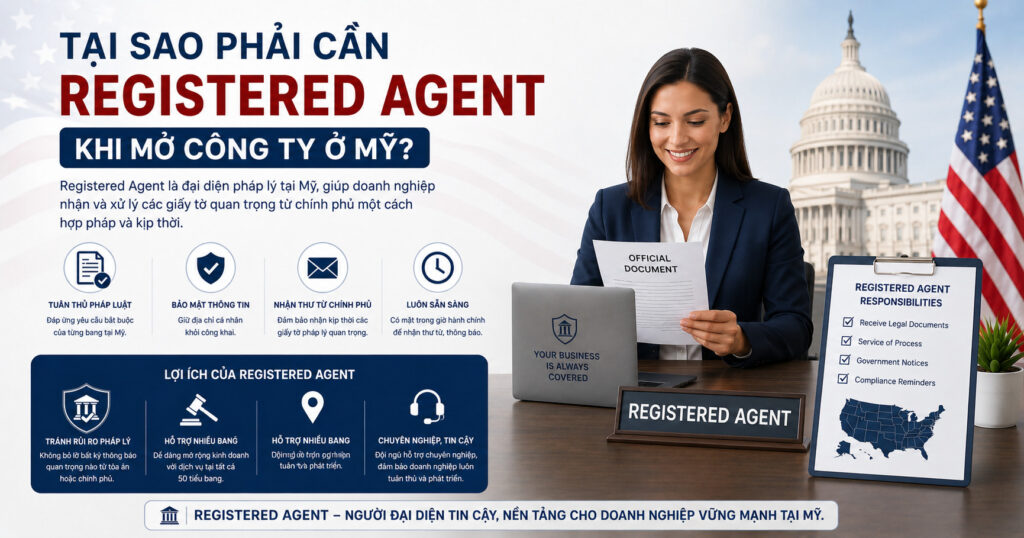 REGISTERED AGENT CÔNG TY MỸ