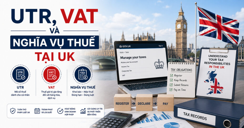 VAT, UTR number