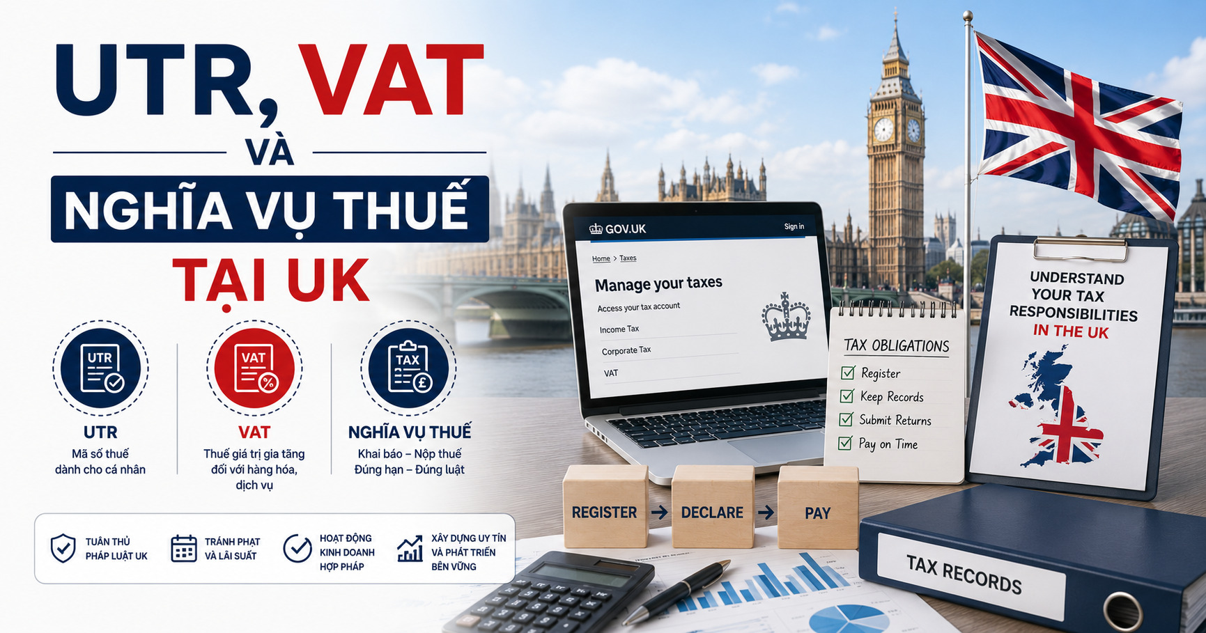 VAT, UTR number