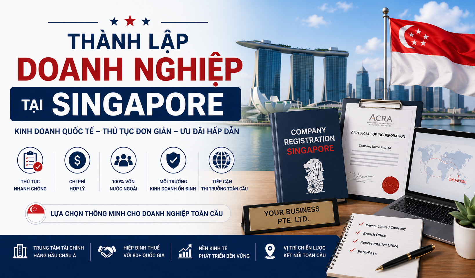 mở công ty Singapore