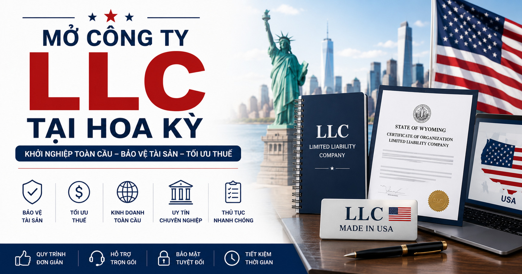 ĐĂNG KÝ LLC TẠI MỸ