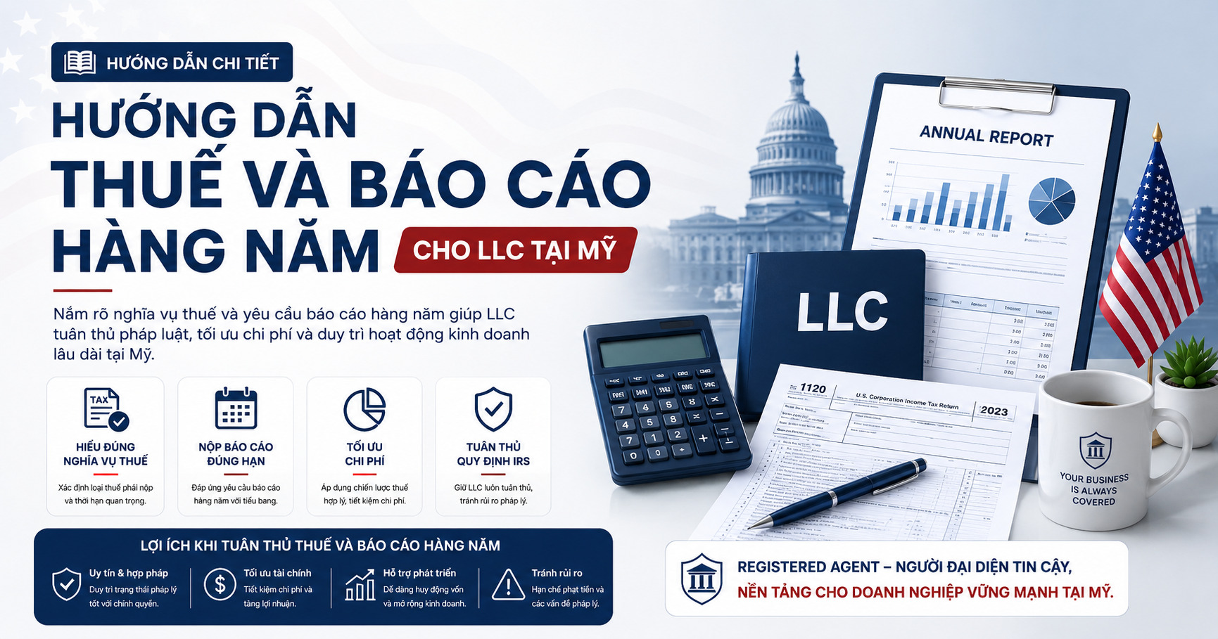 Báo cáo thuế cho llc mỹ