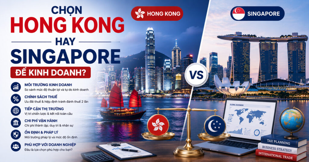 o Sánh Hong Kong Và Singapore Cho Doanh Nghiệp