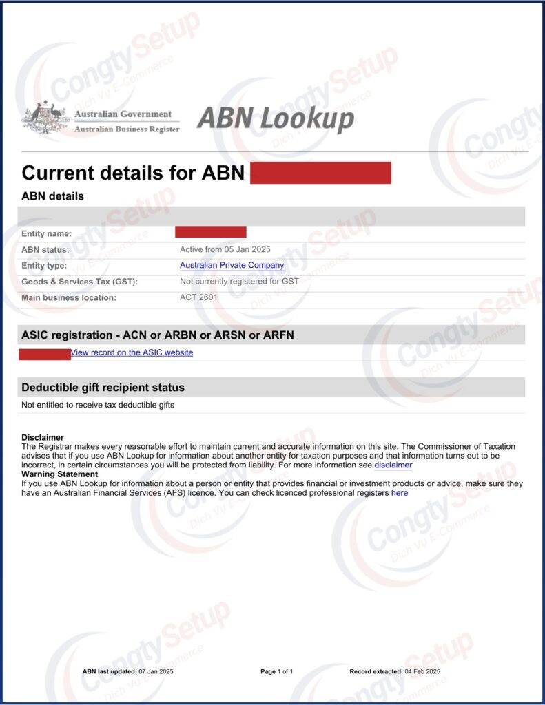 Đăng Ký Mã Số ABN cho Công Ty tại Úc