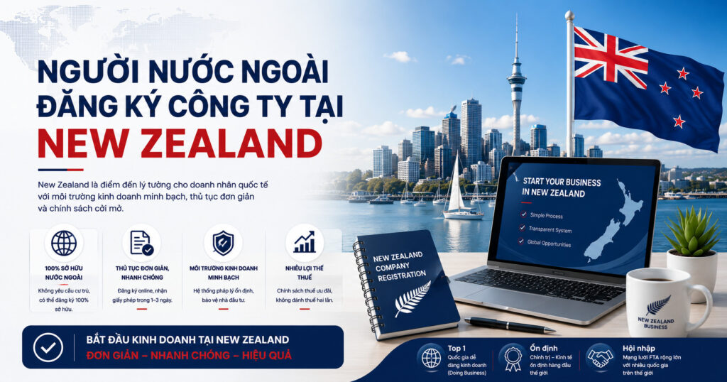 Người Nước Ngoài Có Thể Đăng Ký Công Ty Tại New Zealand Không?