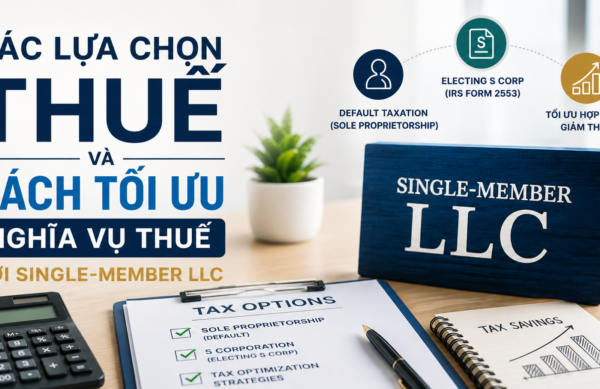 hướng dẫn thuế Single-Member LLC