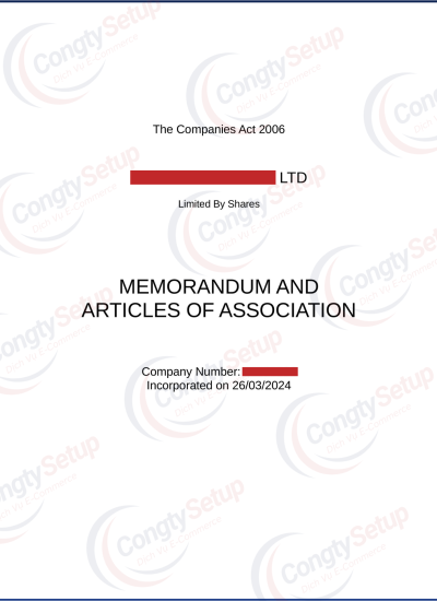Đăng Ký Công Ty LTD tại Anh Quốc